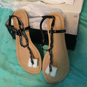 Just Fab Sandals NIB
